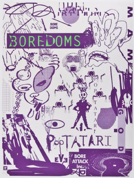 Boredoms Pop Art Original Poster