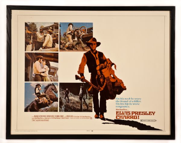 Elvis Presley Original "Charro" Movie Poster