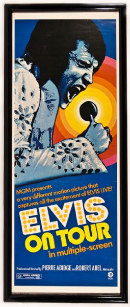 Elvis Presley Original "Elvis On Tour" Movie Poster