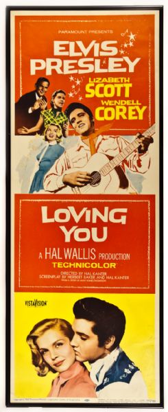 Elvis Presley Original "Loving You" Movie Poster