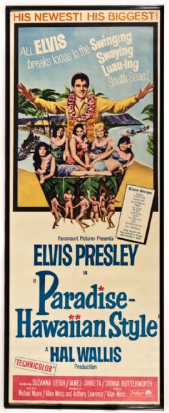 Elvis Presley Original "Paradise Hawaiian Style" Movie Poster