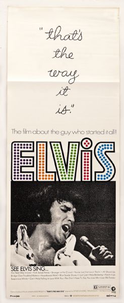 Elvis Presley Original "Thats the Way It Is" Poster 