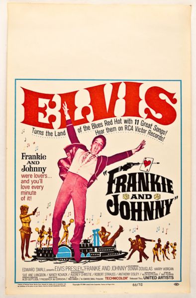 Elvis Presley Original "Frankie and Johnny" Movie Poster