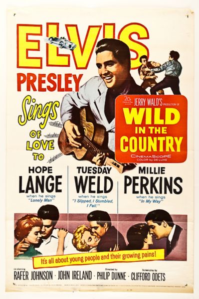 Elvis Presley Original "Wild In The Country" Movie Poster