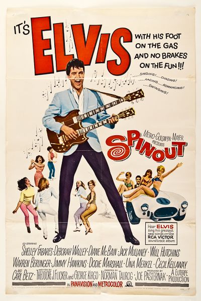 Elvis Presley Original "Spinout" Movie Poster