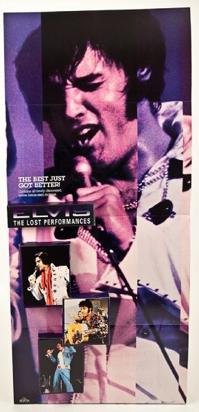 Elvis Presley "Elvis The Lost Performances" Extra Large Promotional  Standee