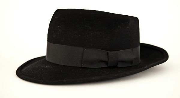 Elvis Presley Worn Black Fedora Hat