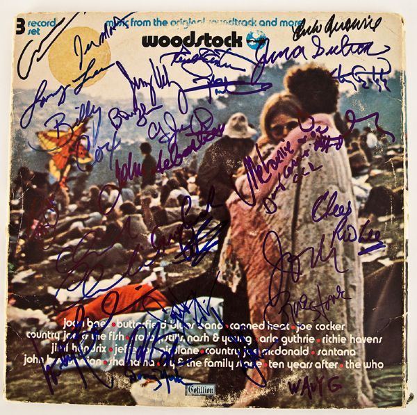 Woodstock Album Signed by 27 Artists