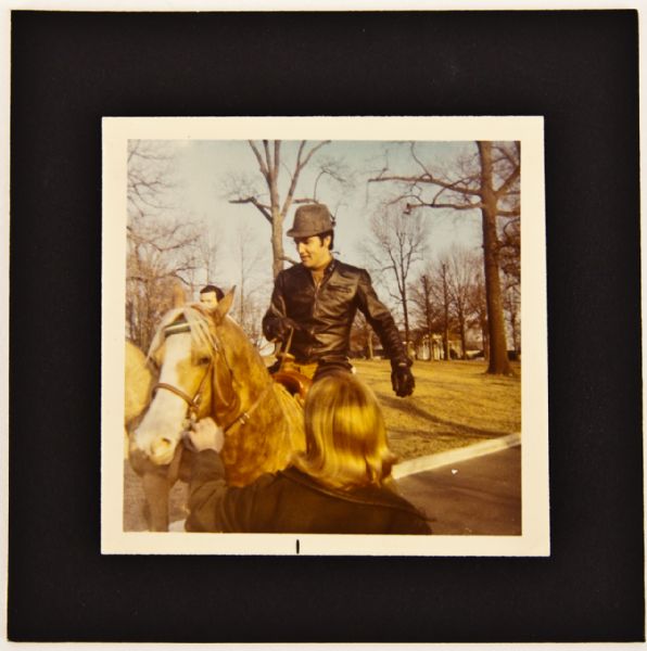 Elvis Presley Original Vintage Color Snapshot