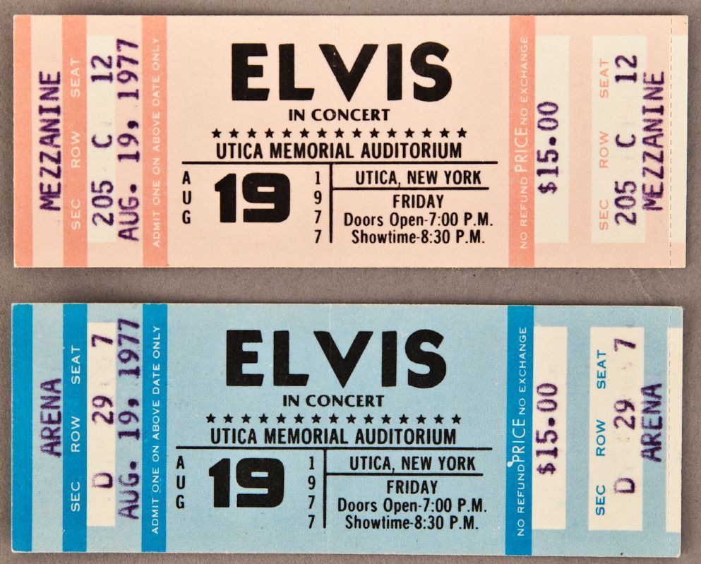 Tickets концерт. Concert ticket. Tickets на концерт. Elvis Presley ticket. Элвис в Нью-Йорке.