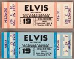 Elvis Presley August 19, 1977 Full Concert Tickets (2)