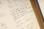 John Lennon and Paul McCartney Earliest Known Pair of Signatures, 1958