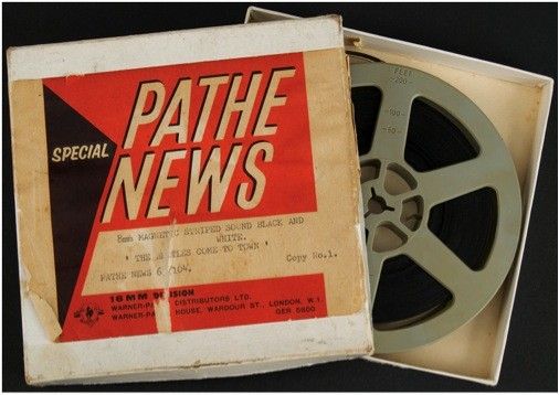 “The Beatles Come To Town" Original 1963 Pathe News 8 Millimeter Film 