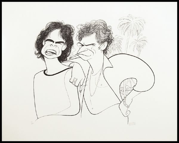 The Rolling Stones Original Limited Edition Lithograph Signed by Al Hirschfeld