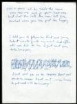 Kurt Cobain Handwritten Unreleased Lyrics 