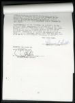 Donovan Leitch Signed Recording Agreement Letter