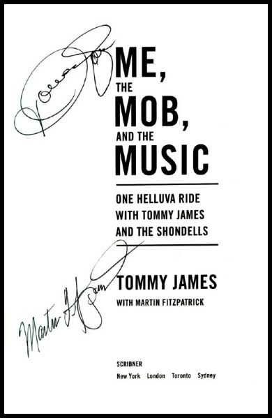 Tommy James Signed Autobiography