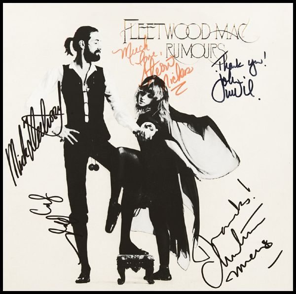 Fleetwood Mac Signed "Rumours" Album