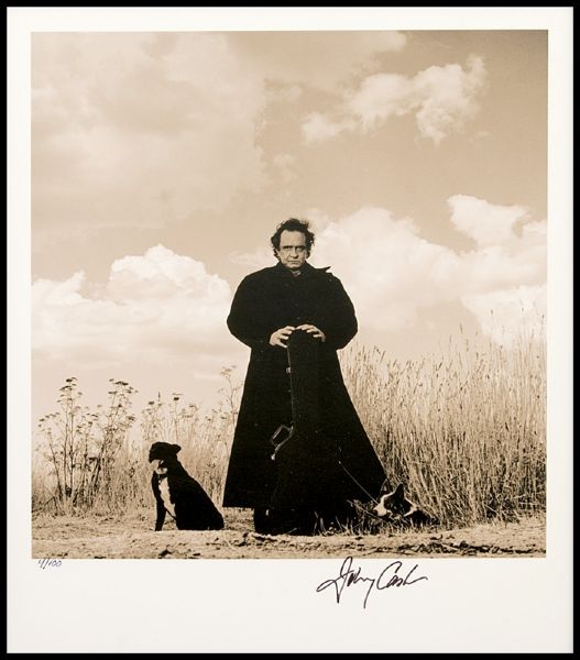 Johnny Cash Signed Limited Edition Original Photograph