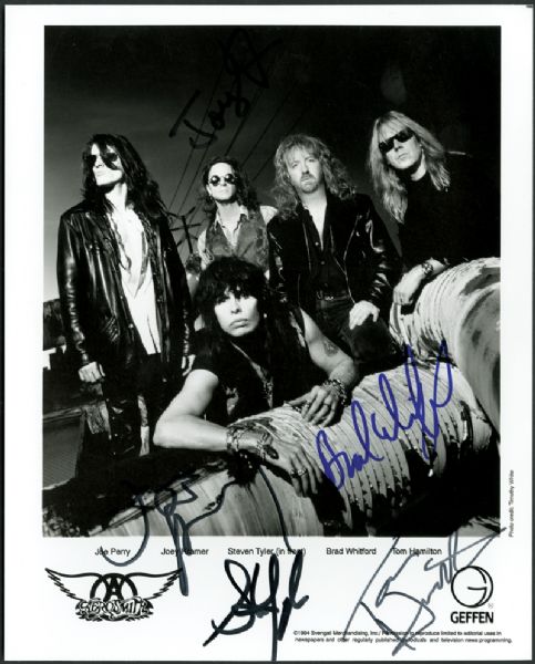 Aerosmith Signed Photograph