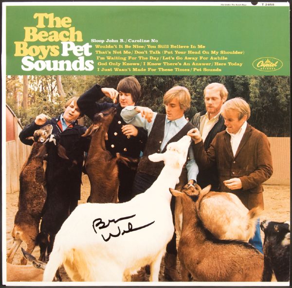 Brian Wilson Signed Beach Boys "Pet Sounds" Album