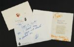 Phil Spector Handwritten & Signed Letter with Envelope