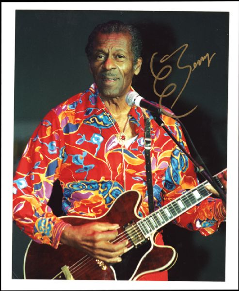 Chuck Berry Signed Photograph
