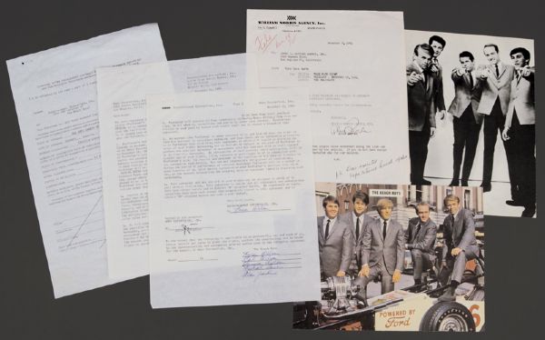 The Beach Boys Signed "Bob Hope Show" Contract 