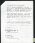 Phil Collins Signed Contract Letter