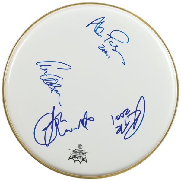 "A Walk Down Abbey Road" Beatles Tribute Tour Signed Drumhead