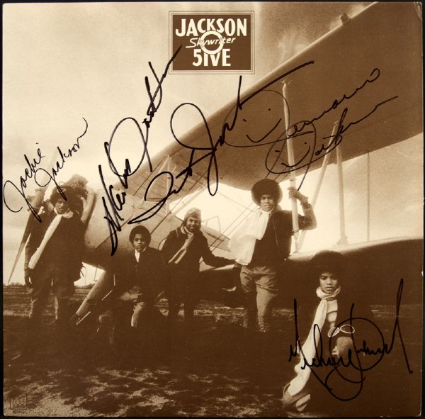 Jackson Five Signed "Skywriter" Album