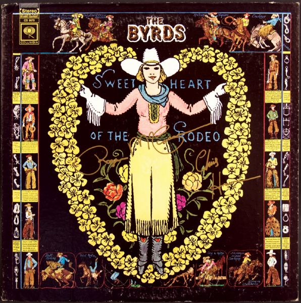 The Byrds McGuinn and Hillman Signed "Sweetheart of the Rodeo" Album