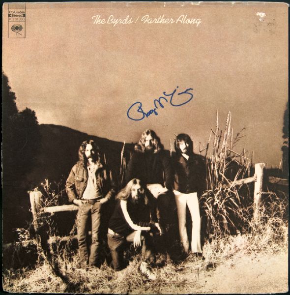 The Byrds Roger McGuinn Signed "Farther Along" Album