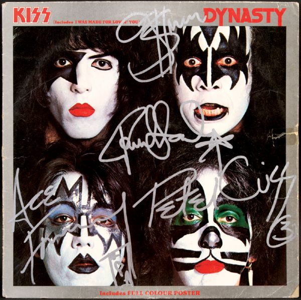 KISS Signed "Dynasty" Album