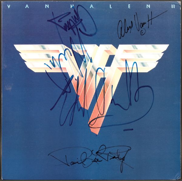 Van Halen Signed "Van Halen II" Album