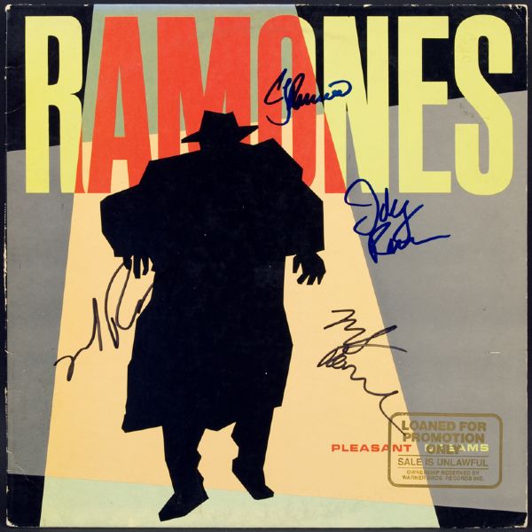 The Ramones Signed "Pleasant Dreams" Album