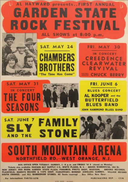 Garden State Rock Festival Vintage Boxing-Style Original Poster 