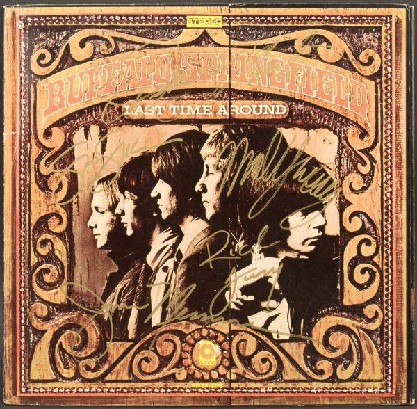 Buffalo Springfield Signed "Last Time Around" Album With Neil Young