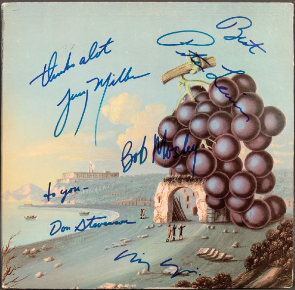 Moby Grape Signed "Wow" Album