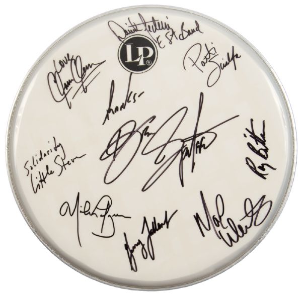 Bruce Springsteen and the E Street Band Signed Drumhead