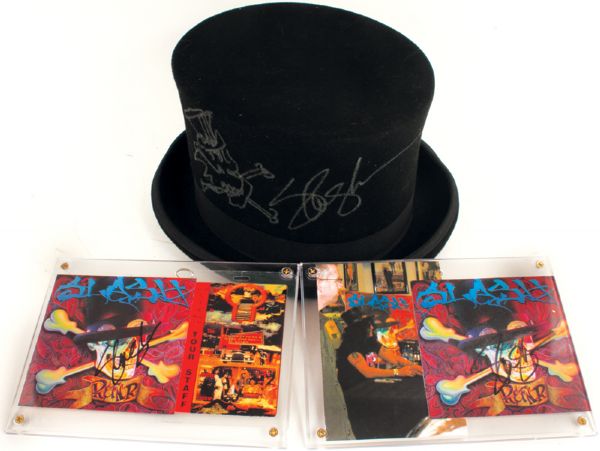 Guns ‘N’ Roses Slash Signed Custom Top  Hat
