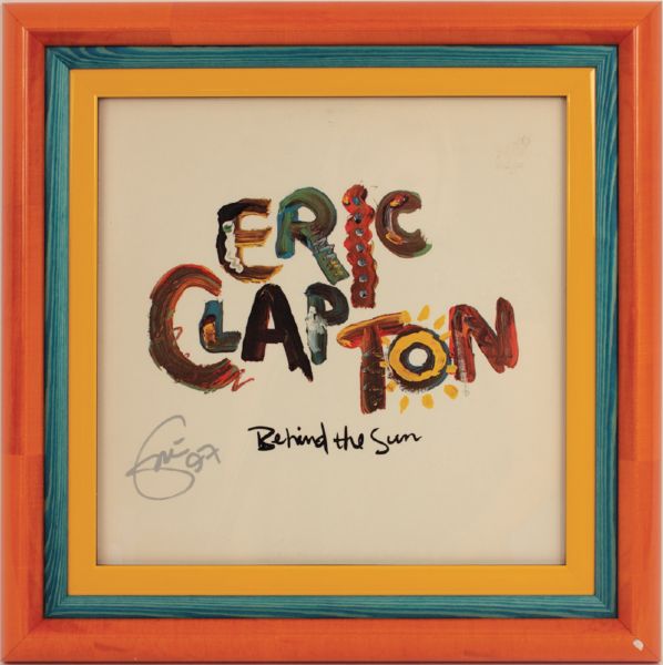 Eric Clapton Signed "Behind The Sun" Album 