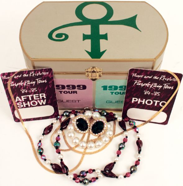 Prince "Purple Rain" Tour Worn Jewelry Collection 