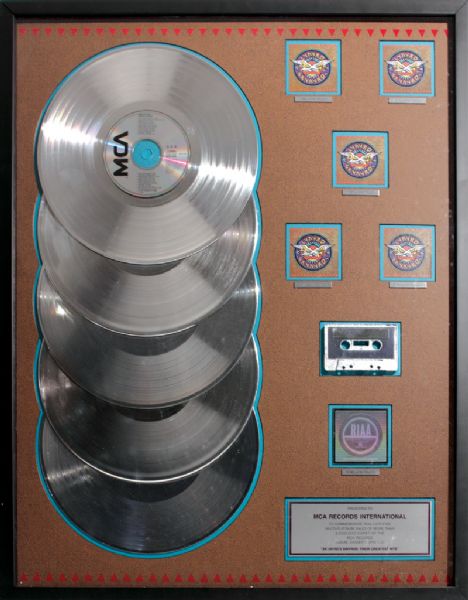 Lynyrd Skynyrd "Skynyrds Innyrds: Their Greatest Hits" Multi-Platinum RIAA Award