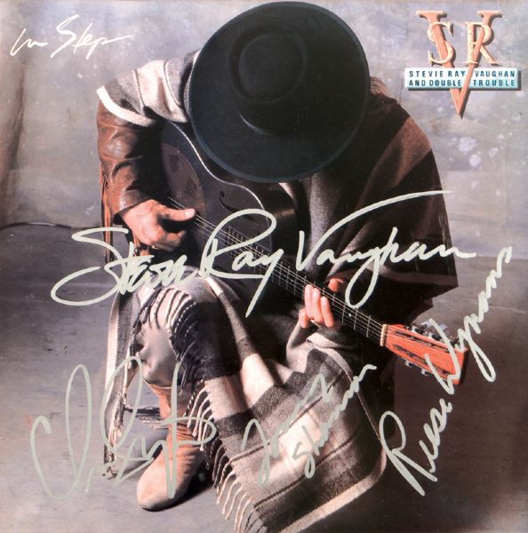 Stevie Ray Vaughan and Double Trouble Signed "In Step" Album