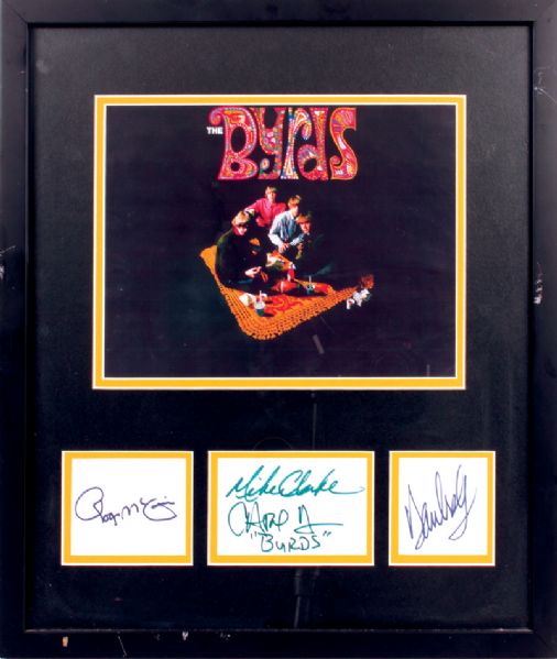 The Byrds Signatures Display