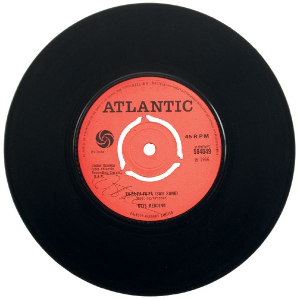 Otis Redding Signed "Fa-Fa-Fa-Fa-Fa (Sad Song)" 45 Record