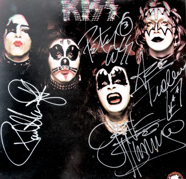 KISS Signed "KISS" Album