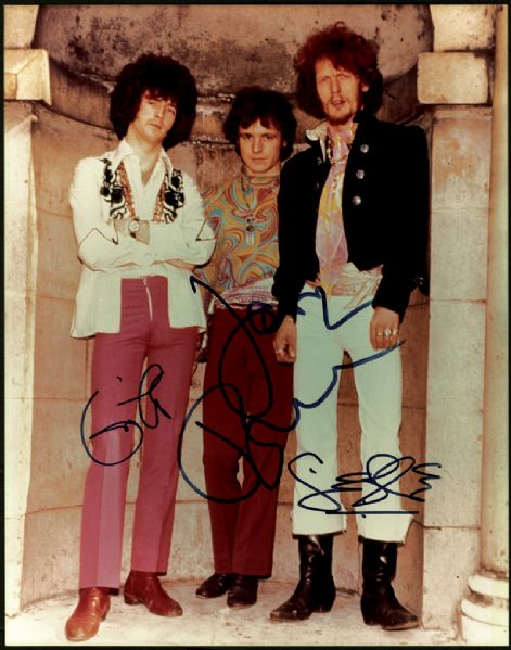 Cream Signed Photograph and 1968 Tour Letter