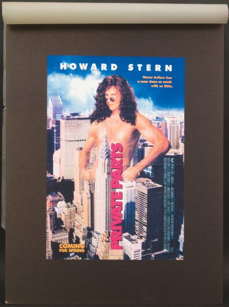 Howard Stern "Private Parts" Alternate Album Cover Proofs